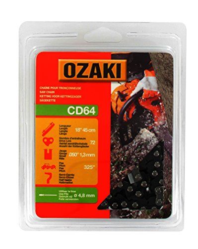 Greenstar 12846 zaagketting 325 050 72E CD64, zwart