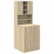 VidaXL Wasmachinekast 2 stuks Sonoma Eikenhout