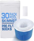 Merkloos Elzusha Set van 30 Skimmer Socks voor Zwembadfilters