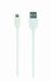 Gembird CC-USB2-AMLM-W-1M Lightning-kabel Wit