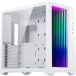 Magnium Gear Boîtier Moyen Tour E-ATX Neo Qube 2 Infinity Mirror RGB avec panneau vitré (Blanc)
