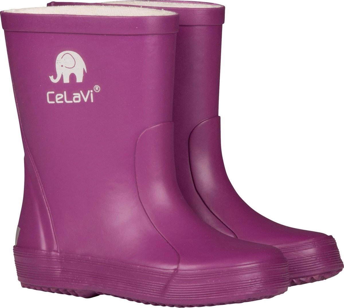 CELAVI regenlaarzen Wellies junior rubber donkergroen