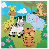 Baker Ross FX103 Jungle Chums Feest Servetten - Pak van 20 Servetten