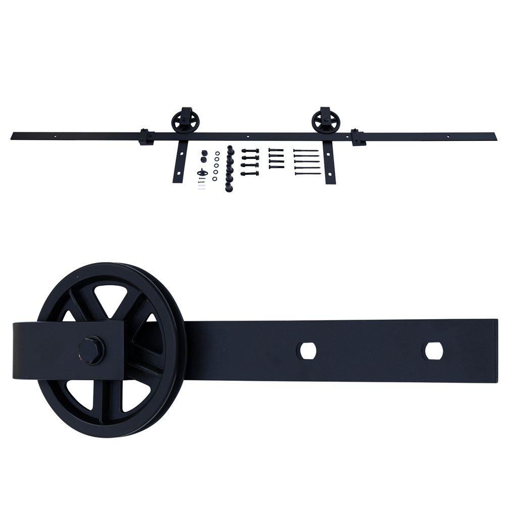 Waelbers Hangrolset wiel met rail in 1 lengte (2000mm) - 1 Stuk(s) - 414917.75
