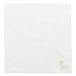 Servetten Eco-Bamboo Servetten P. 1/4 'Eco-Bamboo' 70 G/M2, 25 x 25 cm, wit, bamboe, 100 stuks