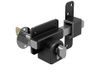 Gatemate 1490146 Keyed Alike Euro Long Throw Lock met duimbocht P11 50 mm Zwart/Roestvrij staal