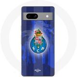 Maniacase Hoesje voor Google Pixel 7a fcp Porto blauwe achtergrond Portugal