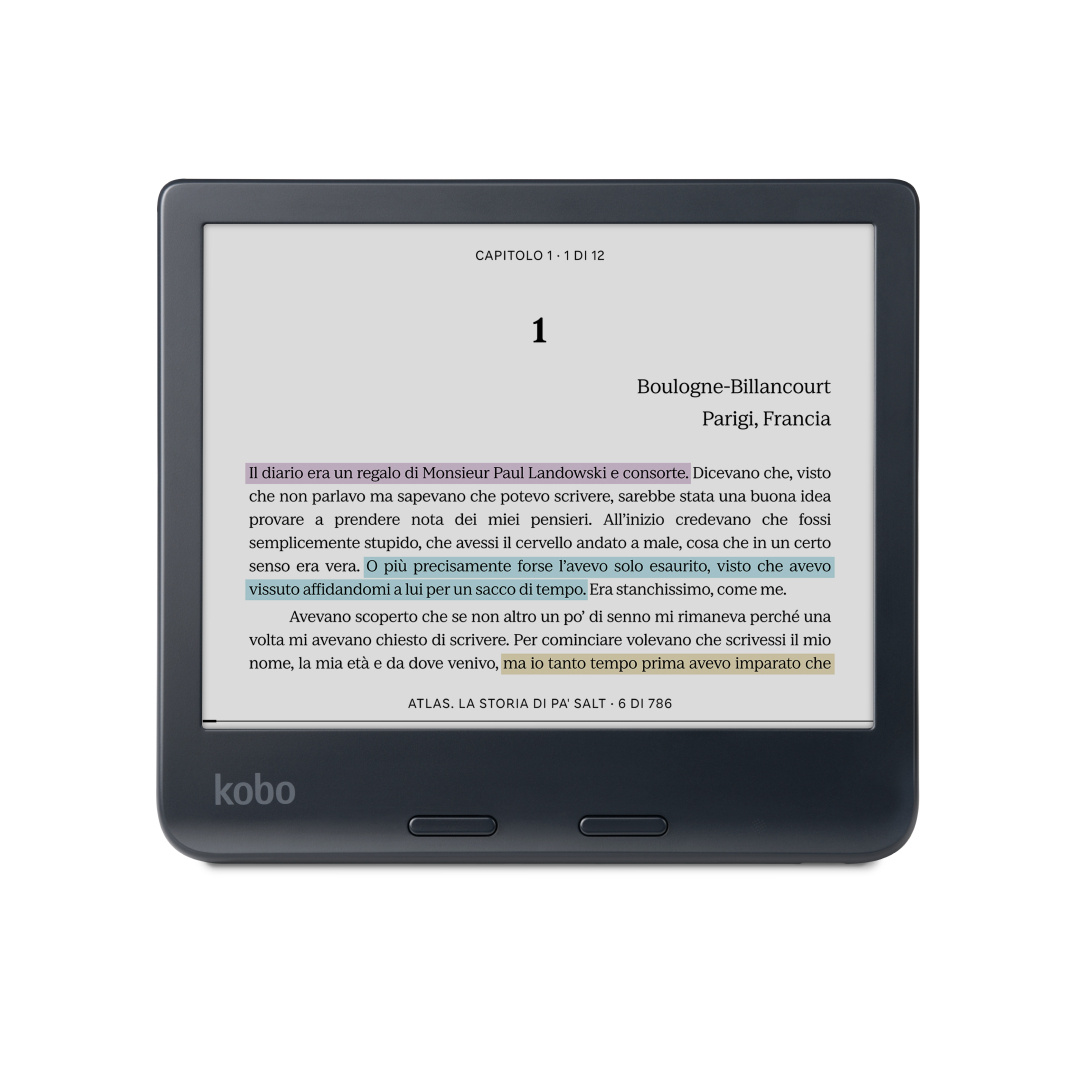 Kobo Libra Colour - E-reader - 7 inch kleurenscherm - 32GB - Zwart