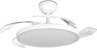 BES LED Plafondventilator met Lamp - Brinton Zenin - Wit - 106.7 cm