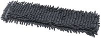 Tendance Housse anti-poussière en microfibre chenille pour tête de balai plat, gris