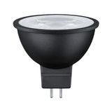 Paulmann 29106 standaard 12 V 3-Step-Dim LED-reflector GU5,3 445 lm 6 W 4000 K dimbaar zwart mat verlichtingsmiddel