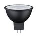 Paulmann 29106 standaard 12 V 3-Step-Dim LED-reflector GU5,3 445 lm 6 W 4000 K dimbaar zwart mat verlichtingsmiddel