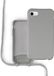 Coverzs Silicone case met koord voor Apple iPhone SE 2022 - grijs