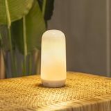 New Garden Candy - lampe portable rechargeable avec effet bougie et télécommande - Ø9 x 19 cm - LED dimmable 2W incluse - IP54 - noir
