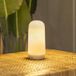 New Garden Candy - lampe portable rechargeable avec effet bougie et télécommande - Ø9 x 19 cm - LED dimmable 2W incluse - IP54 - noir
