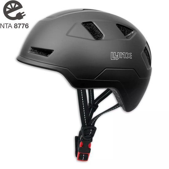 Lynx Speed Pedelec Helm - Zwart - City Pro - L - 59-61cm - NTA 8776