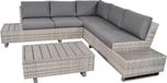 Lesliliving Loungehoekset Valencia Smoke Lichtgrijs