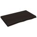 VidaXL Tafelblad 100x60x(2-6)cm Behandeld Eikenhout Donkerbruin