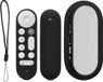 kwmobile Housse pour télécommande et appareil de streaming - Étui de protection adapté au Google TV Streamer 4K - En silicone noir