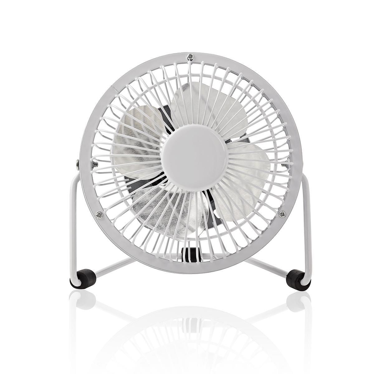 Nedis FNDK1WT10 - USB Powered Table Fan - 10cm - White