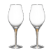 Orrefors Intermezzo Balance verres à vin 44 cl lot de 2 Or