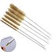 Solidchoice - Jeu de 6 brosses de nettoyage de tuyaux en laiton avec long manche