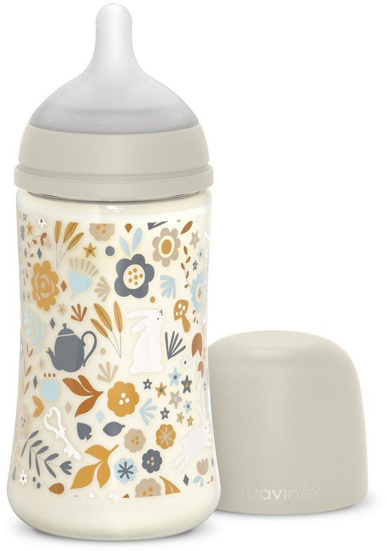 Suavinex Wonderland SX Pro Fles - Medium Flow - 270ml - Beige