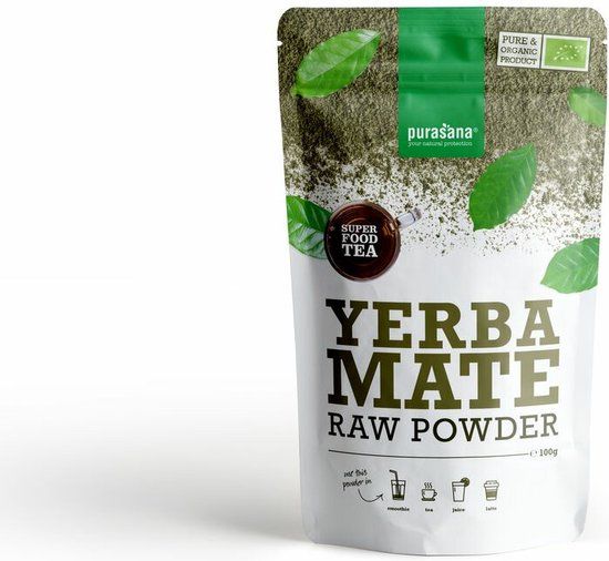 Purasana Yerba Maté Thee Poeder 102 gr