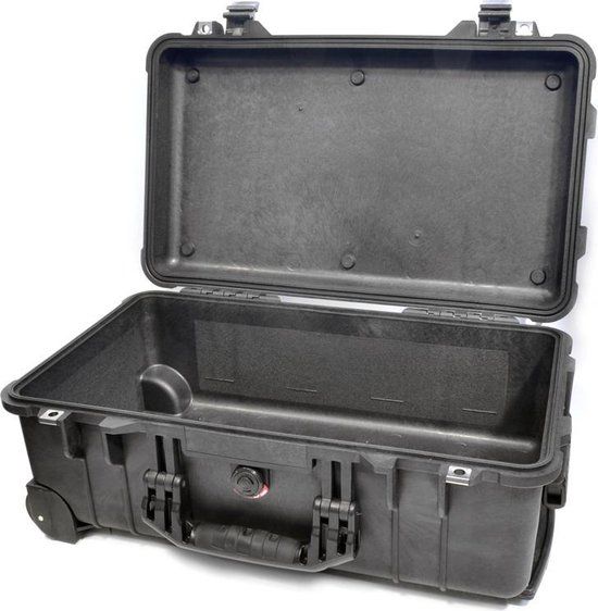 Peli 1510 met schuim, zwart (zwart) - 1510-001-110