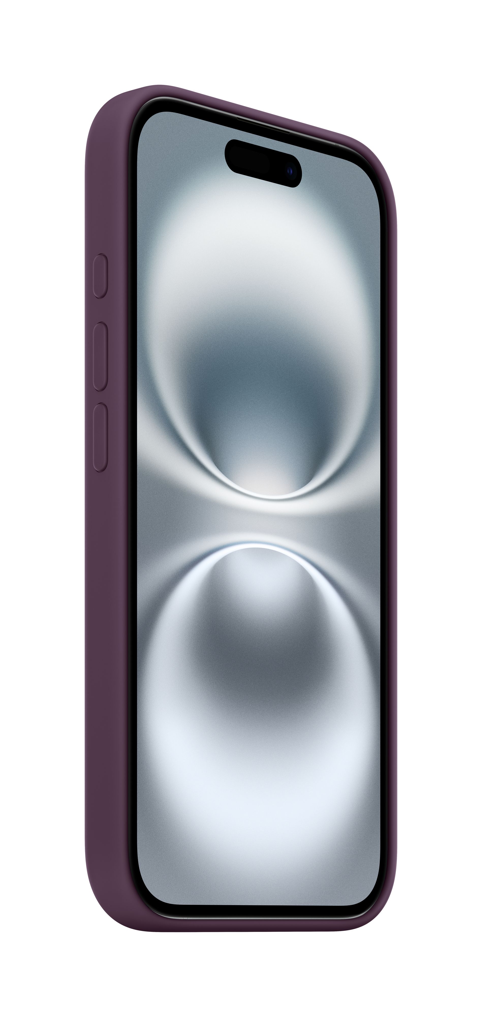 Apple iPhone 16 Silicone Case with MagSafe - Plum Purple