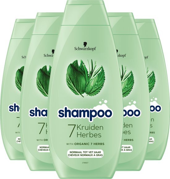 Schwarzkopf 7 Kruiden Shampoo 5x 400ml - Grootverpakking