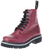 Art Bottines en cuir bourgogne