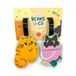 Set Puckator Set van 2 bagagelabels van pvc, motief: katten bonen & co, adreslabel voor vliegtuig, kat, voor meisjes en kinderen