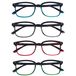 El Charro Leesbril Hawaii zwart en rood +2,50-200 g