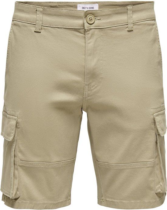 ONLY & SONS ONSCAM STAGE CARGO SHORTS - Men - XL - Chinchilla