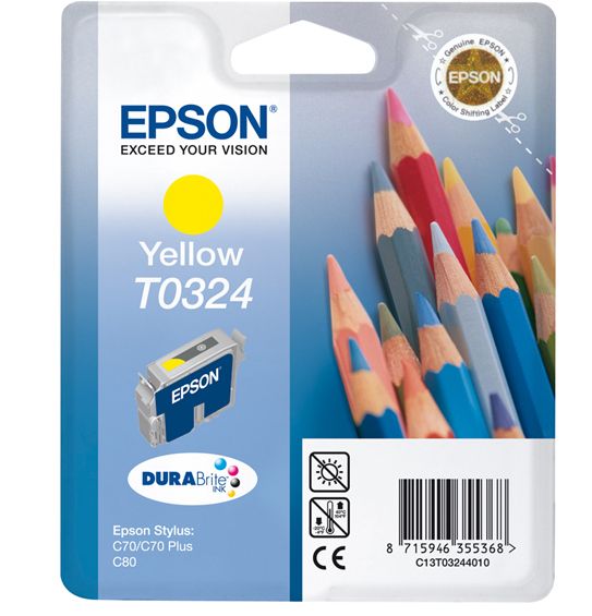 Epson T0324 DURABrite Ink Yellow - Inktcartridge