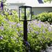 Nostalux Soho Terras Buitenlamp Staand Zwart - Helder Glas - 90cm