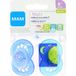 Mam Sucette Silicone +6m 2u Bleu