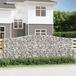 Maison Exclusive - Geknoopte gaasbakken, 3 stuks, 400x50x140/160 cm, verzinkt staal