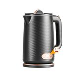 OLEGA Waterkoker, 1800 W, snel opwarmende elektrische theeketel, BPA-vrij, 304 roestvrij staal, elektrische waterkoker met automatische uitschakeling en droogkookbeveiliging, 1,8 l