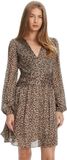 Guess Wijd uitlopende jurk voor dames M Wildcat Print