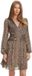 Guess Wijd uitlopende jurk voor dames M Wildcat Print