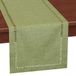 Table runner uni couleur fait main 14 x 72 pouces