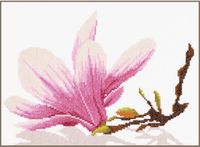 Lanarte Borduurpakket - Magnolia tak - 30 x 20cm