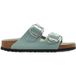 Birkenstock Arizona Big Buckle Smalle Pasvorm Dames Sandalen Groen Leer