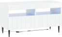 vidaXL LED tv-meubel ZWOLLE 81 x 35 x 43 cm Hoogglans Wit Bewerkt hout