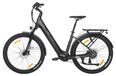 Vélo électrique de ville - Vélo électrique pour la ville - Moteur brushless 250W - Batterie lithium 48V - Autonomie de plus de 60 km - Deux places - Roues 70 cm - Gris