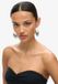 Superdry 50s Bandeau Mini Jurk met Kant Zwart Dames