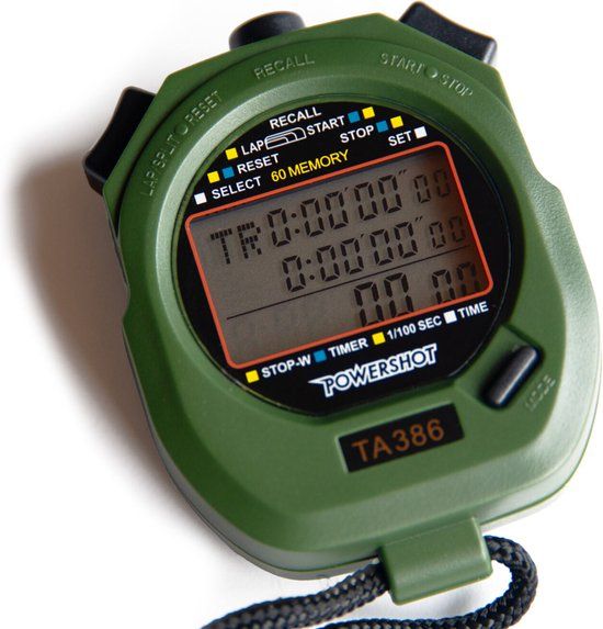 Stopwatch met 60 geheugens - Universeel - eWaste - 4260769134361
