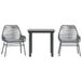 VidaXL 3334576 Ensemble de jardin Gris foncé
